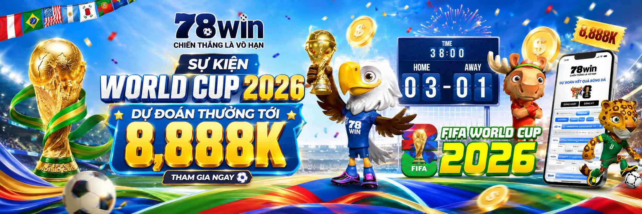 banner 78win world cup 2026